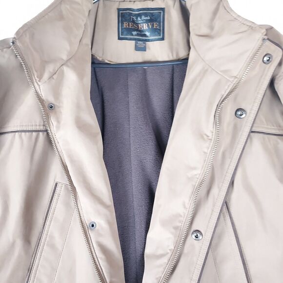 JoS. A. Bank Reserve XXL Outdoor Coat Jacket Tan Khaki Heavy Duty Field Style - Picture 3 of 12